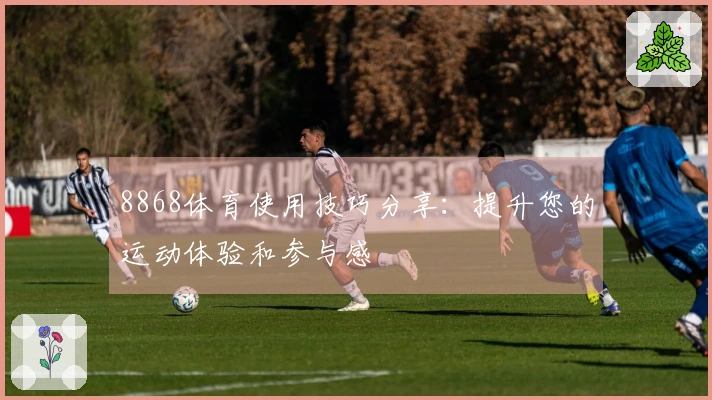 8868体育使用技巧分享：提升您的运动体验和参与感